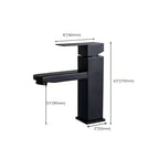 Basic Centered Sink Faucet Monochrome Faucet Sink Bathroom Faucet