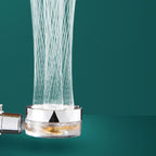 Modern Shower Head Handheld Shower Head Plastic Wall Mount Round Shower Head Combo