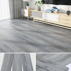 Modern Peel & Stick Mosaic Tiles Plastic Wood Look Fading Resistant Vinyl Plank