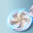 Contemporary Round Handheld Shower Standard Spray Adjustable Showerhead