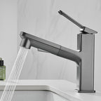 Contemporary Container Faucet Lever Handles Low Arc Copper Container Faucet