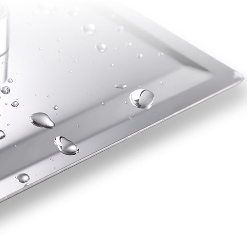 Solid large showerhead standard spray pattern large showerhead