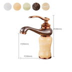 Luxury Ship Basin Faucet Lever Handle Round Ship Basin Bathroom Faucet