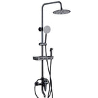 Adjustable Spray Sample Shower Combination Metal Shower Fitting Arm Shower Head with Slip Bar