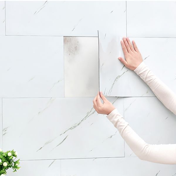 Individual Tiles Wallpaper PVC Waterproof Peel and Stick Tiles Wall Tile