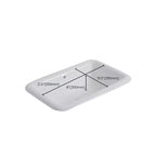 Traditional square washstand ceramics metal base washbasin