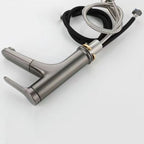 Modern Vessel Faucet Copper Single Handle Pull Down Vessel Faucet