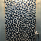 Modern Tile-Peel & Stick Metal Mosaic Tile Hexagon Peel & Stick Subway Tile