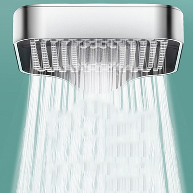 Modern Rectangular Handheld Shower Self-Cleaning Wall-Mounted Handheld Shower