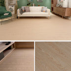Square Edge Vinyl Floor Living Rooms PVC Flooring with Peel & Stick