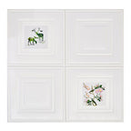 Modern Wall Panel Cartoon Print Peel and Stick Waterproof Wall Panel