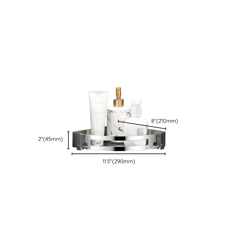 Modern Bathroom Hardware Set Silver Bathroom Shelf Bathroom Hardware Set