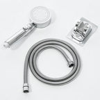 Modern Handheld Round Plastic Self-Cleaning Shower Head