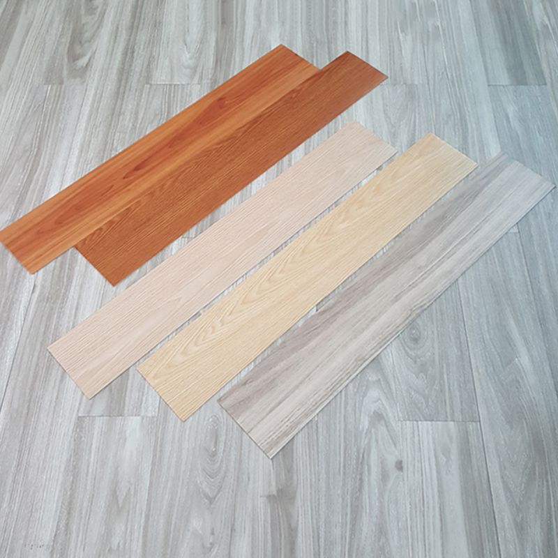 Square Edge Vinyl Floor Living Rooms PVC Flooring with Peel & Stick