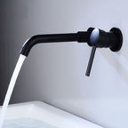 Wall mounted metal bathtub faucet single lever swivel bathtub tap trim