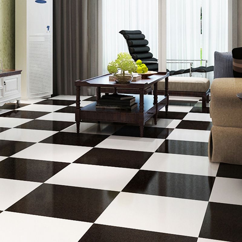 Stone look plastic flooring rectangular waterproof tile