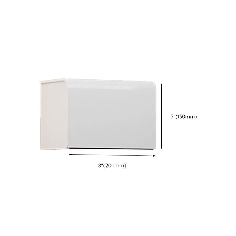 White Bathroom Accessory Set Contemporary Aluminum Bathroom Accessory Kit with Towel Holder