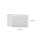 White Bathroom Accessory Set Contemporary Aluminum Bathroom Accessory Kit with Towel Holder