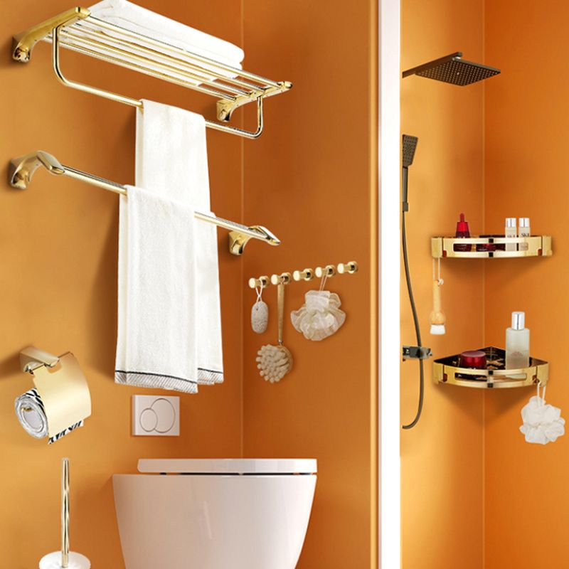 Traditional Bathroom Fixtures Gold Bathroom Shelf Bathroom Accessory Set