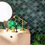 Arabesque Peel and Stick Tiles Mosaic Tiles Self-Adhesive Backsplash