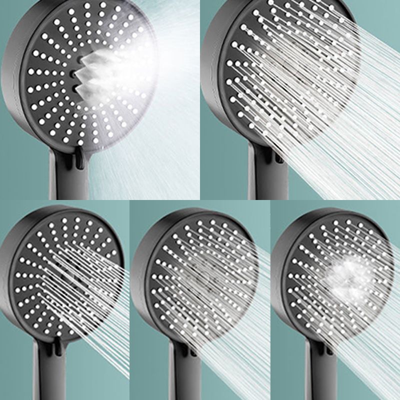 Modern Handheld Showerhead Adjustable Water Flow 5 Settings Wall Mounted Showerhead