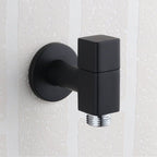 Industrial Wall-Mounted Bathroom Faucet Knob Handle Brass Faucet