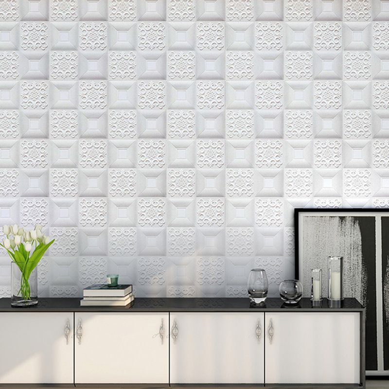 3D Wall Panel Modern Simple Home Living Room Wall Panel (10-Pack)