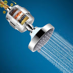 Modern Fixed Shower Head with Catalyst 4-Inch Silver Wall Mount Shower Head
