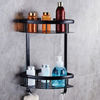 Modern 5/6-piece bathroom accessory set with bathroom shelf/robe hooks/towel bar