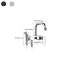 Metal Bathtub Faucet Trim Contemporary Lever Handle Bathtub Faucet Trim