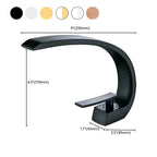 17 cm High Basin Faucet Luxury 1 Hole Basin Faucet Cubic Bathroom Faucet