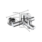 Popular Bathtub Filling Station Trim 304 Stainless Steel Wall Mounted Bathtub Filling Station
