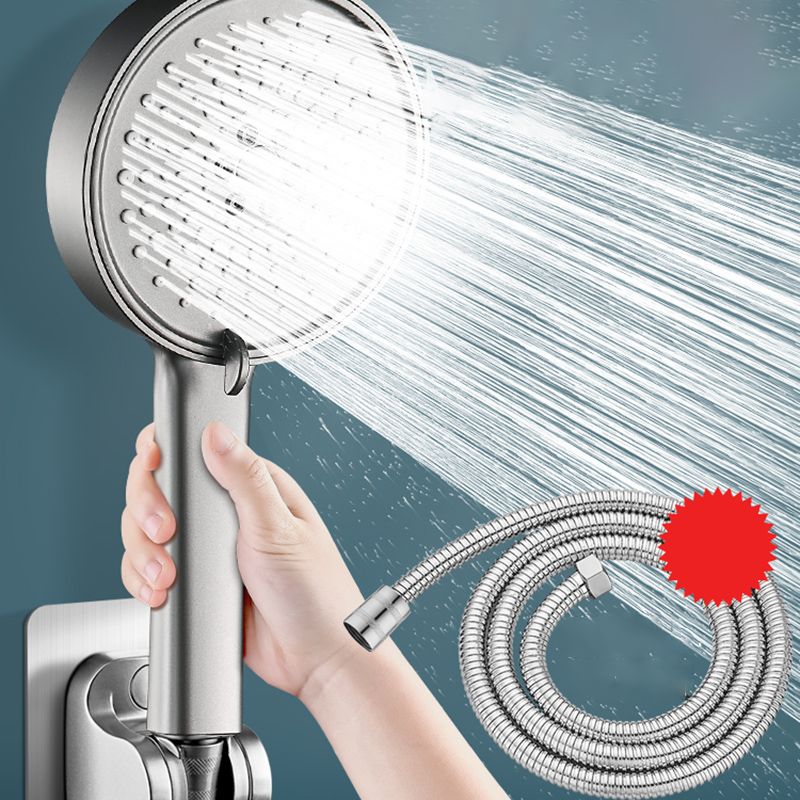 Modern Spray Head Round Handheld Water Filtration Showerhead Self-Cleaning