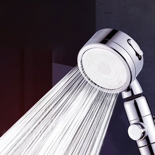 Modern Handheld Supercharged Showerhead Round 3 Setting Spray Head