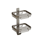 Modern Bathroom Accessory Set Shelf Black/Silver/Grey Bathroom Accessories Set