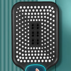 Modern Rectangular Hand Shower in Black 3 Spray Wall Mounted Hand Shower