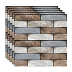 Modern PVC Field Tile/Single Tile Rectangular Peel and Stick Wall Tile