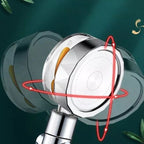 Contemporary handheld shower head with catalyst adjustable shower heads
