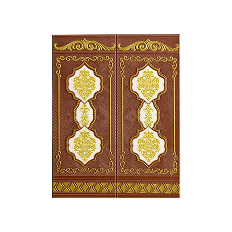 3D embossed wall panel Glam style waterproof wall panel for the living room