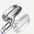 Silver Hand Shower Standard Round Showerhead Combo