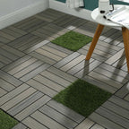 Square Click Paver Tiles Striped Pattern Tiles