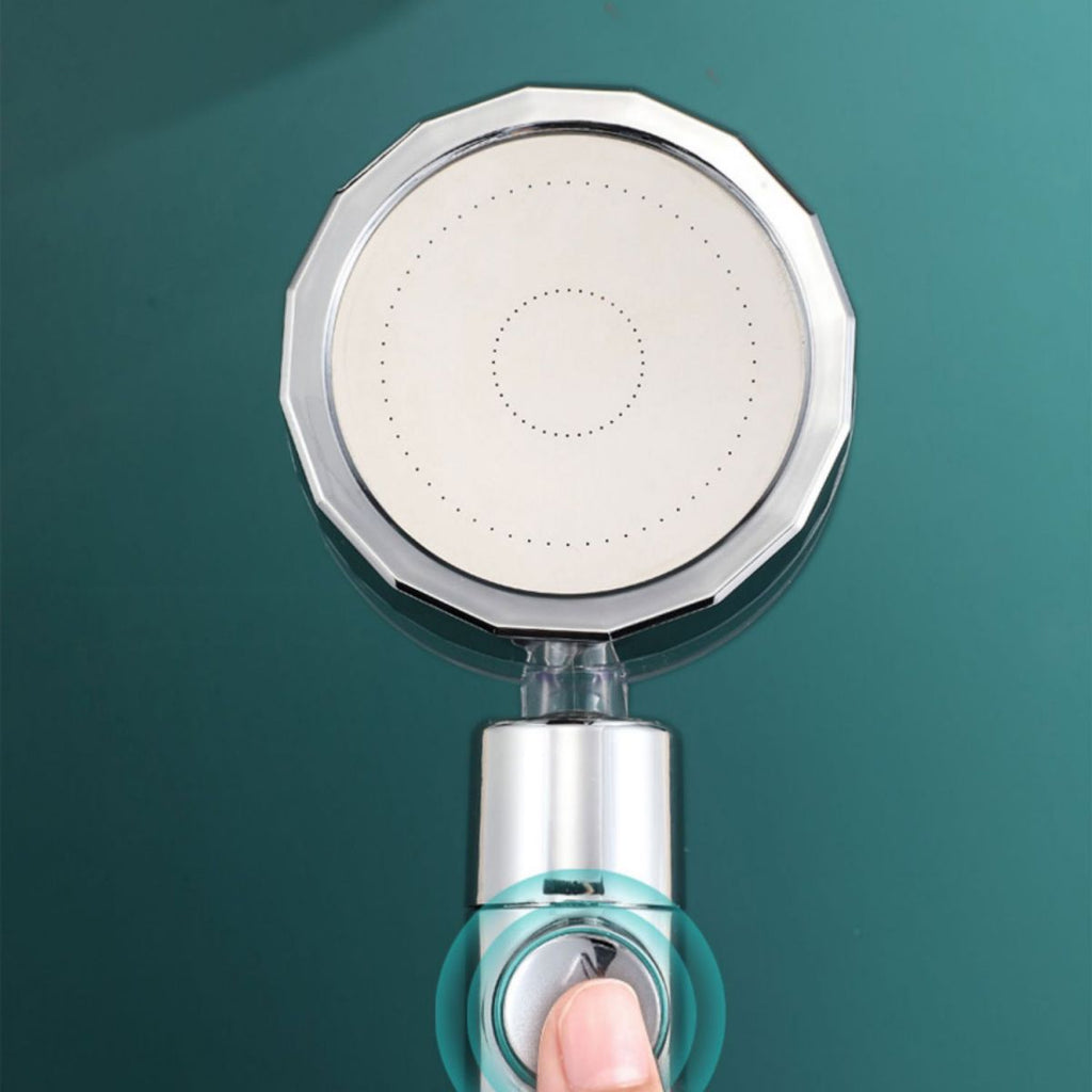 Contemporary Handheld Supercharged Showerhead Round Spray Head