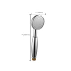 Contemporary Shower Head Metal Handheld Shower Head with Adjustable Water Flow