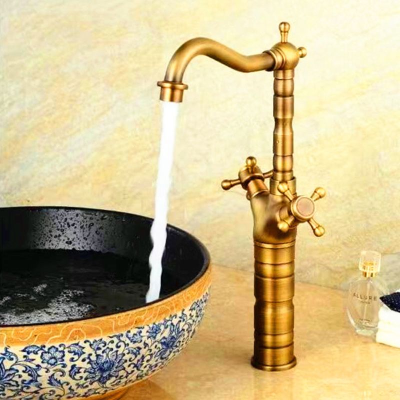 Glam Centerset Faucet Single Hole Sink Faucet with 2 Handles