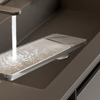 Black Bathroom Set Metallic & Acrylic Bathroom Accessories Set made of Stainless Steel Aluminium