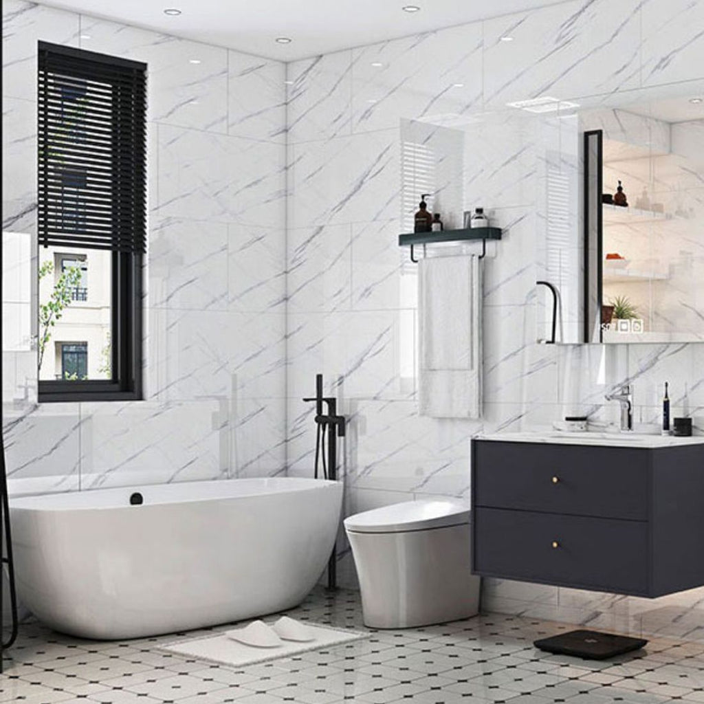 Single Tile Wallpaper Plastic Peel and Stick Back Wall Tile