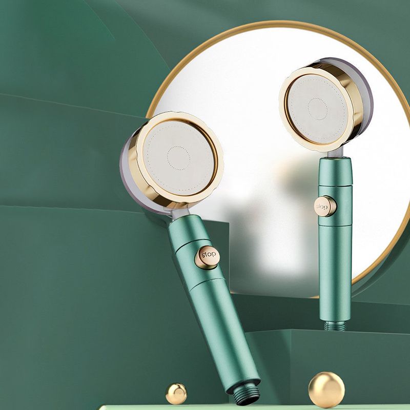 Modern Shower Head for the Bathroom 2-Jet Massage Rain Shower Round Wall-Mounted Shower Head