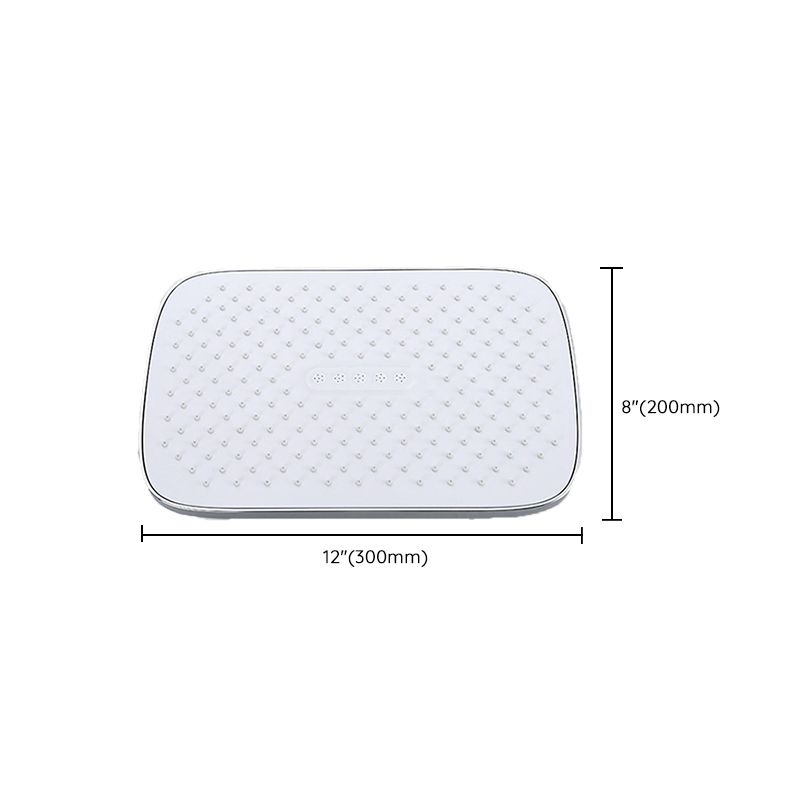Modern Bathroom Standard Shower Head Rainfall Square Ceiling Mounted Shower Head