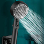 Plastic head shower head bathroom handheld shower head with adjustable spray pattern