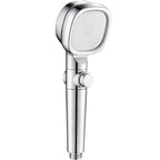 Shower Head Bathroom Square Controllable Brass Handheld Shower Head
